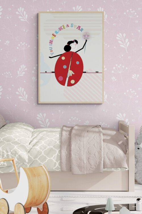 Alternative view of Lola BFF Shine Like a Star Framed Poster