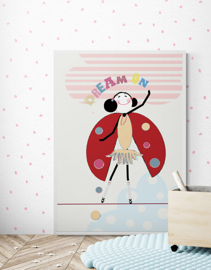 Lola BFF Dream on Wall Art