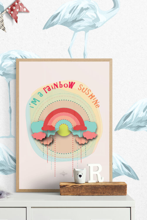 im-a-rainbow-sunshine-framed-poster-the-tidy-kids-room