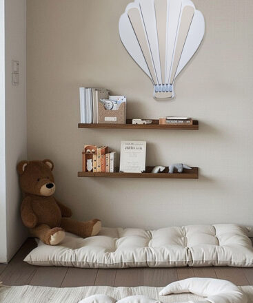 Blue Grey Balloon Wall decor for kids room