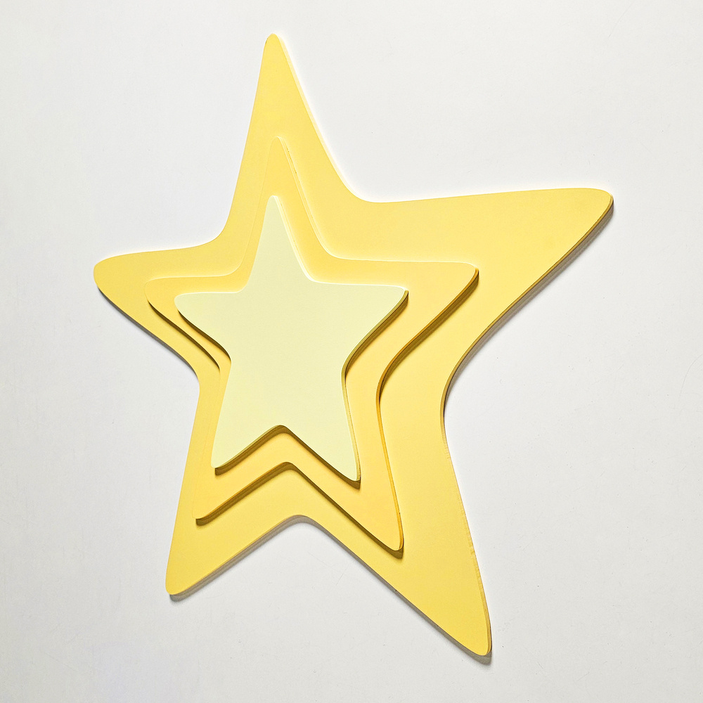 Yellow Star wall decor for kids