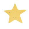 Yellow Star wall decor for kids - back