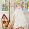 Wildflowers Teepee Tent with butterflies