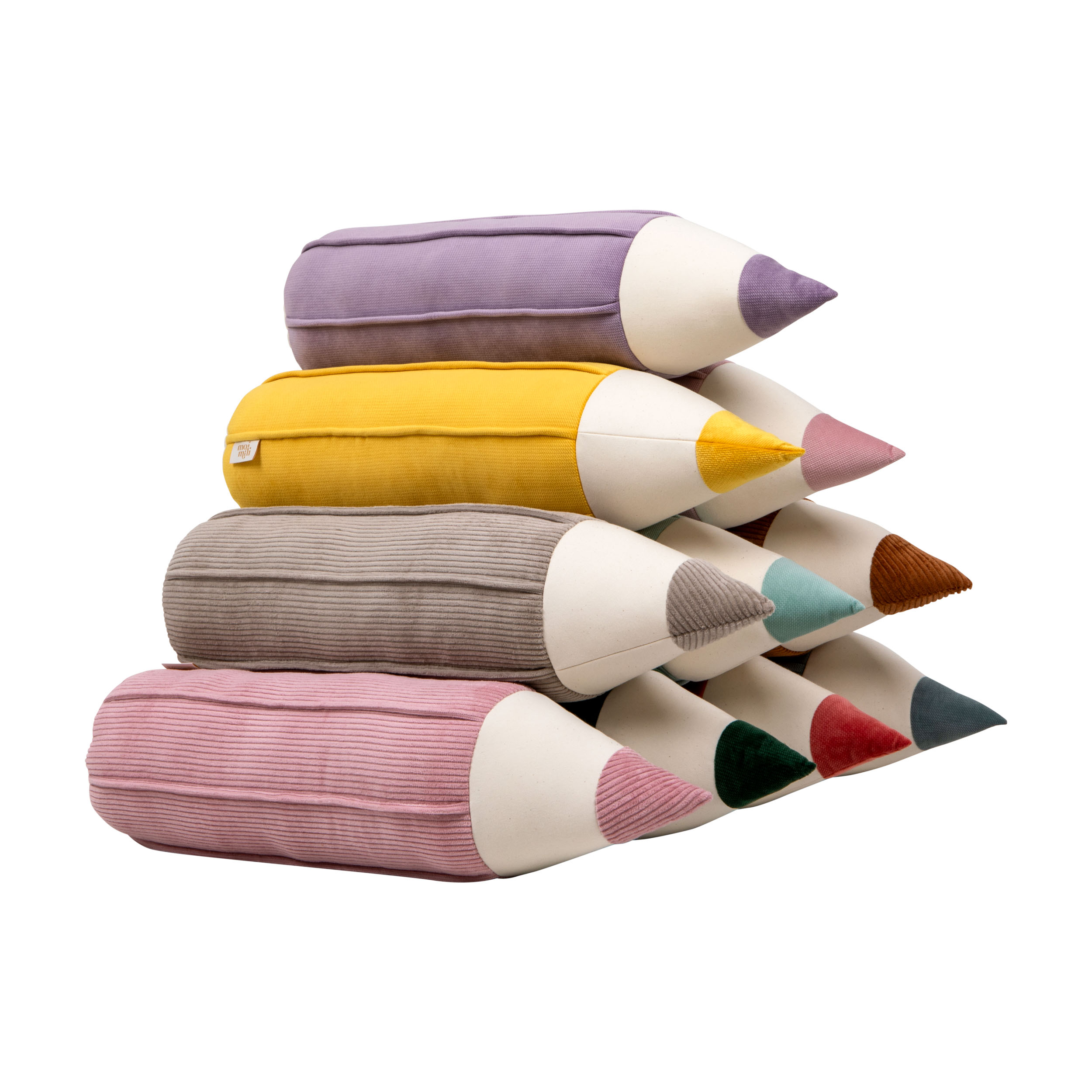 Crayon Velvet Pillow Pink - Image 2