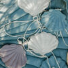 Linen Shell Garland – Blue Grey Beige