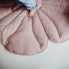 pink flower mat - soft to touch and play on