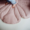 pink flower mat - soft to touch and play on