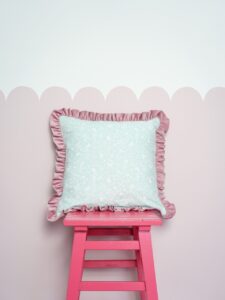 Square pillowcase "Mint Forest"