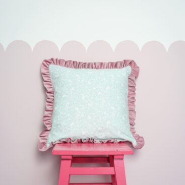 Square pillowcase "Mint Forest"