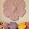 pink flower mat for kids rooms to go with colourful flower pillows