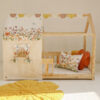 Wilde Flowers Bed House Cnopy with yellow flower mat