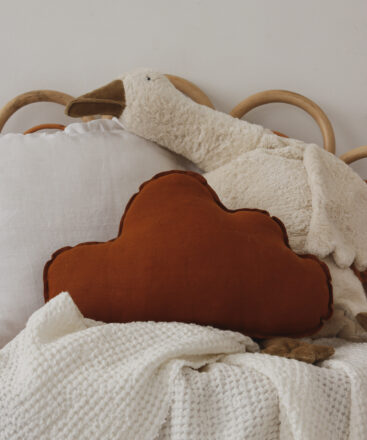 Cloud Linen Pillow - Brown