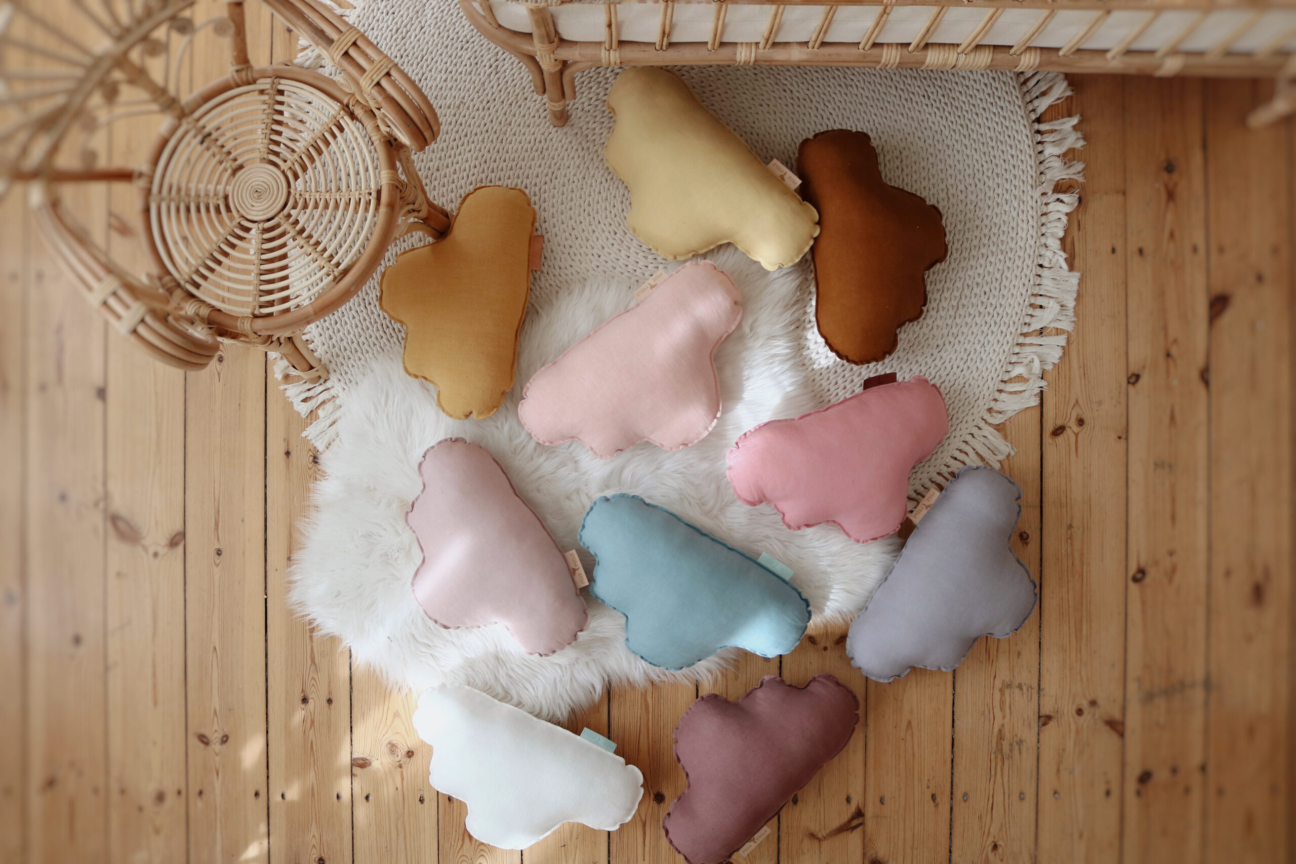 Cloud Pillow - Light Blue - Image 3