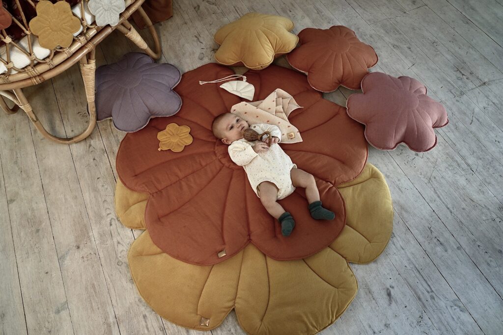 Flower Mat - Orange