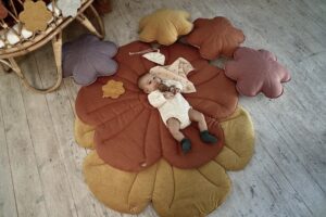 Flower Mat - Orange