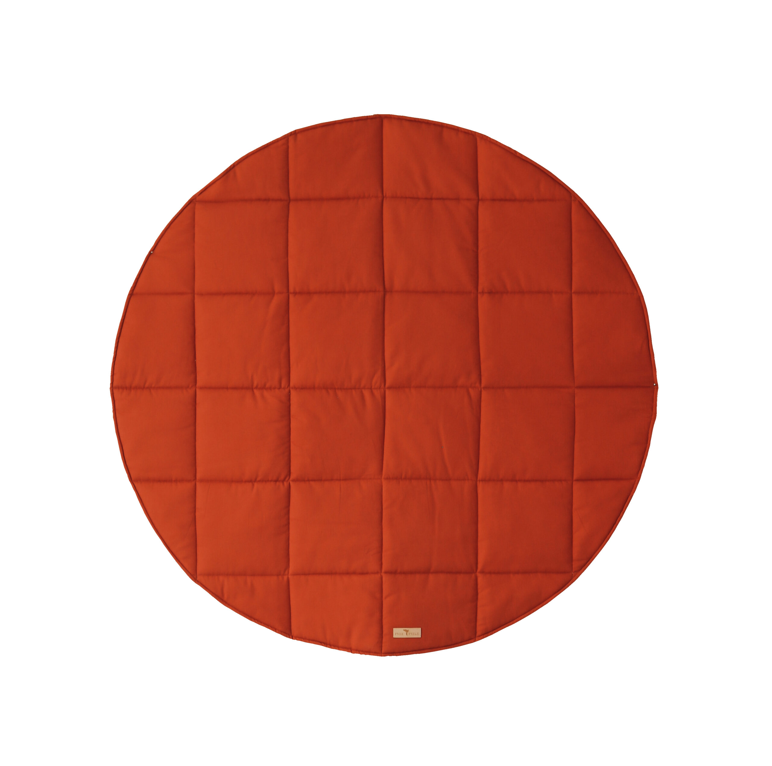 Round Cotton Mat - Red - Image 2