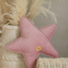 Star Pillow - Pink Velvet