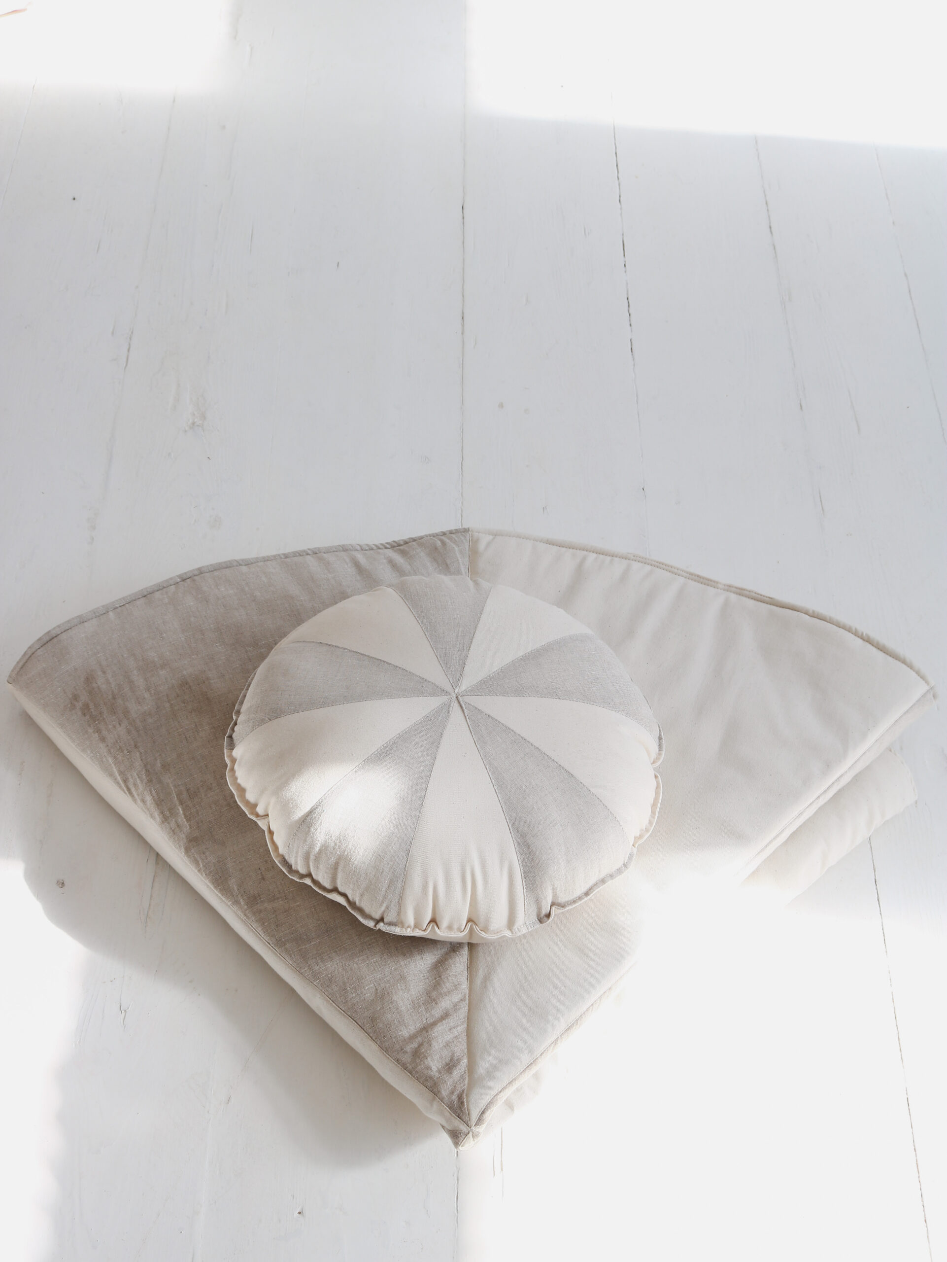 Round Pillow "Cream Candy" - Image 5