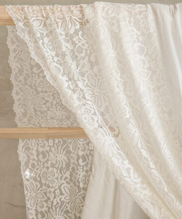 Canopy over bed Boho detail