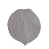 Leaf mat linen gray - front of the mat