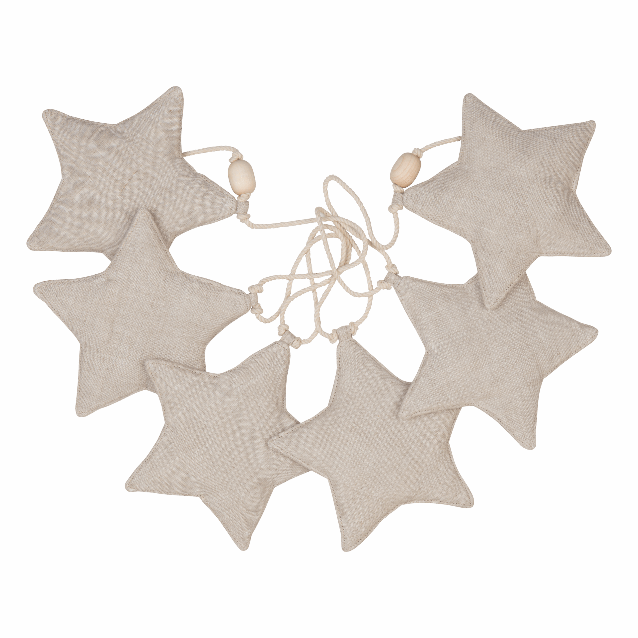 Linen Star Garland - Image 7