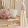 Raw Cotton House Bed Curtain suits the girl style bedroom