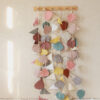 Linen Shell Garlands– Pink, Blue, Grey Shades- 3 m long