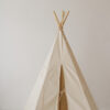 Beige Teepee Tent - simple, neutral tent for playing and hiding