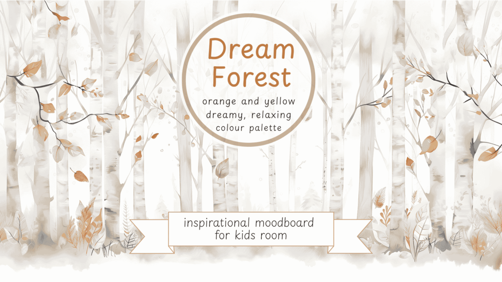 Dream Forest inspirational moodboard