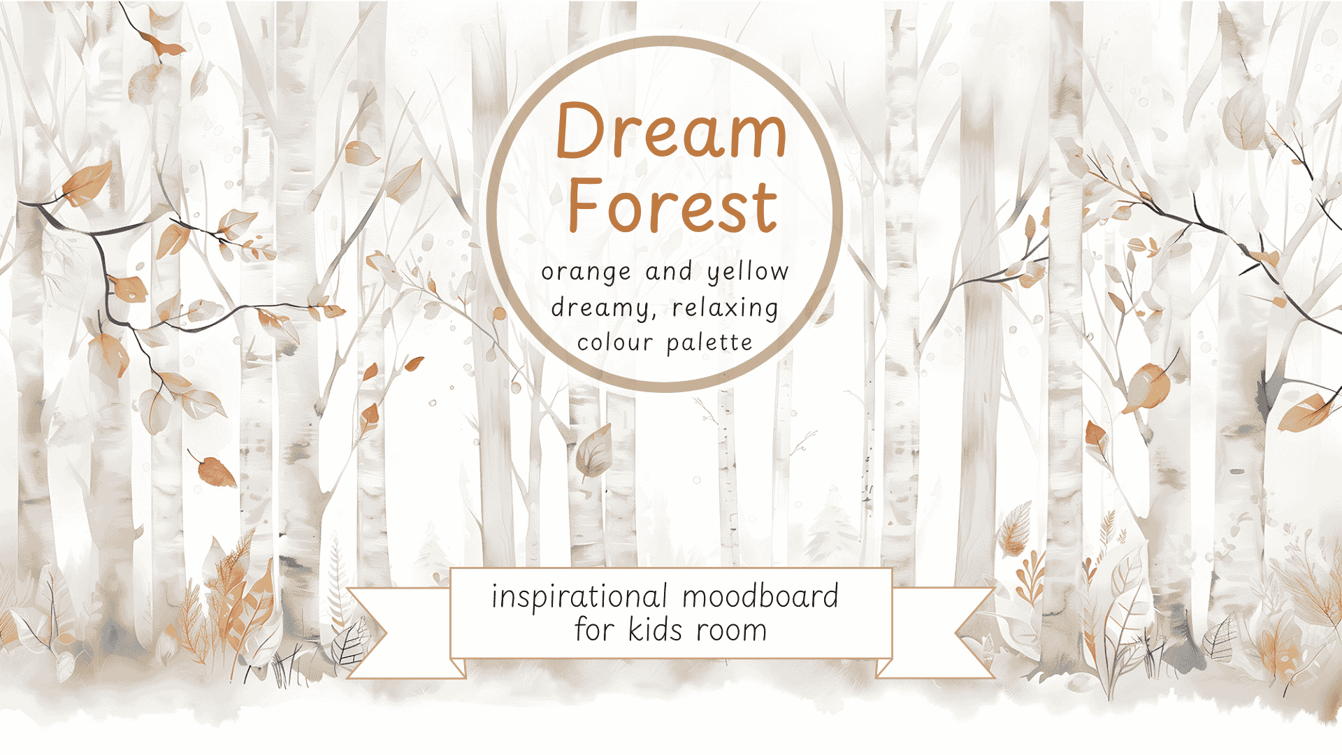 Dream Forest inspirational moodboard