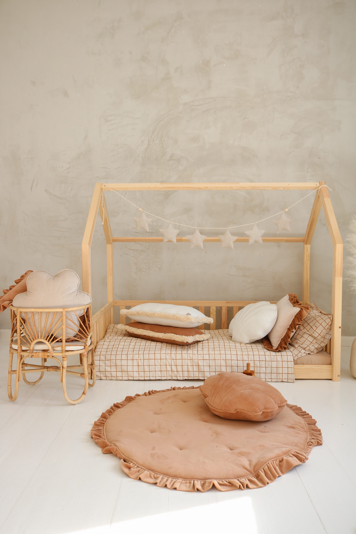 Linen Star Garland - Image 3