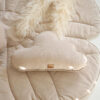 Cream Velvet Cloud Pillow for kids spaces