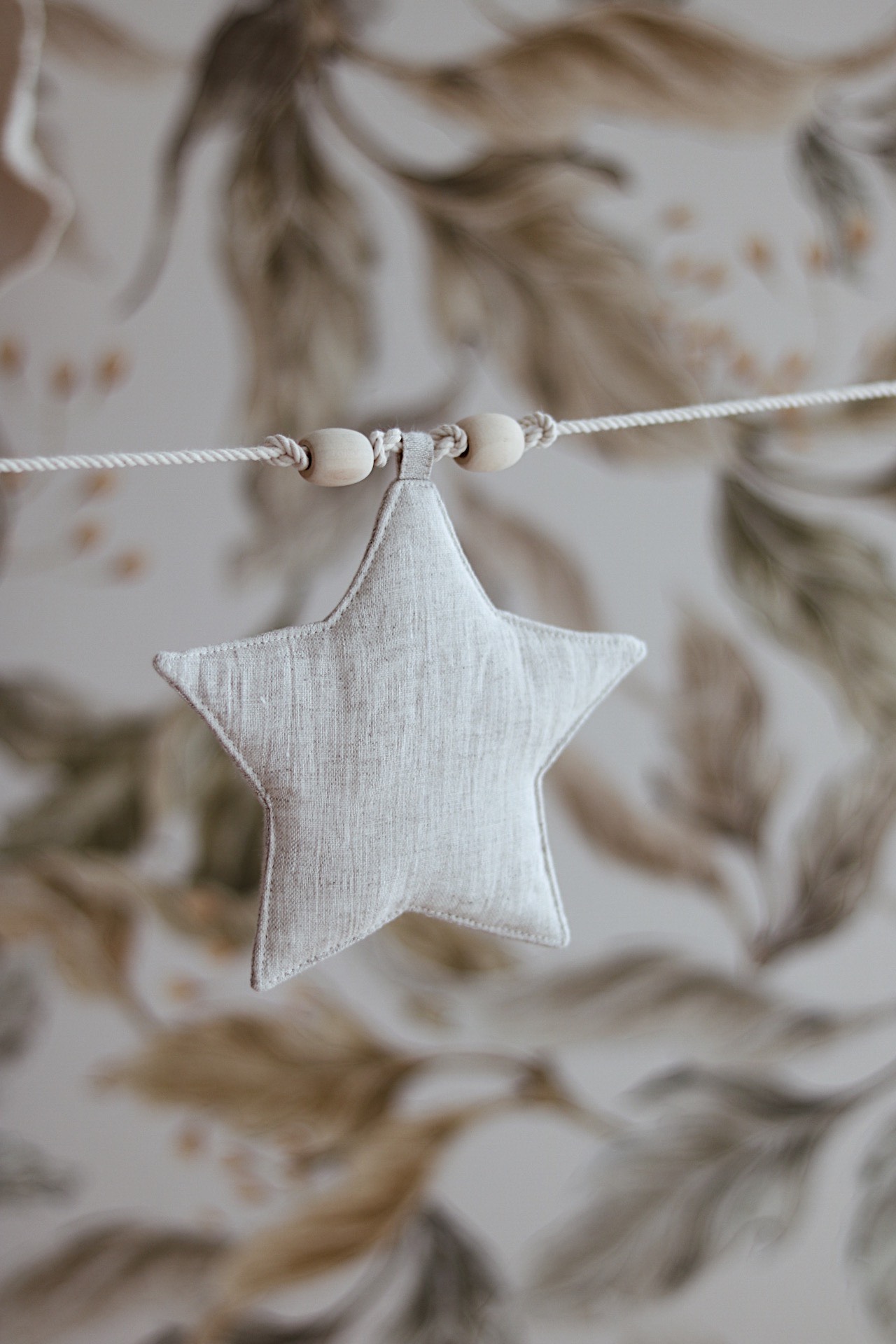 Linen Star Garland - Image 6