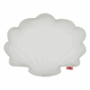 white velvet shell pillow