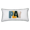 Play pillowcase - blue, green front