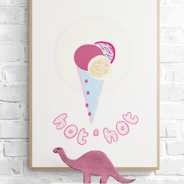 hot hot poster in child space