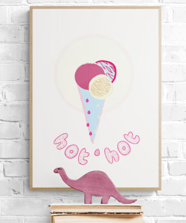 hot hot poster in child space