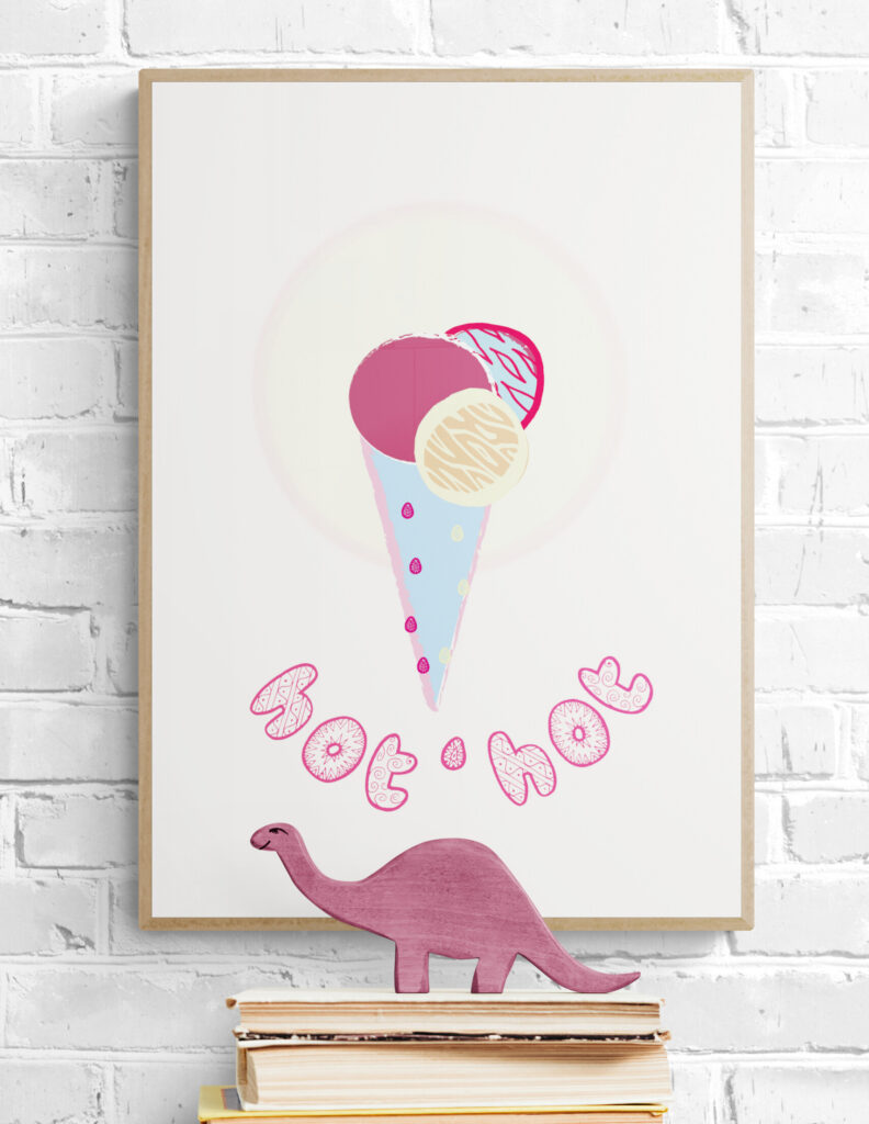 hot hot poster in child space