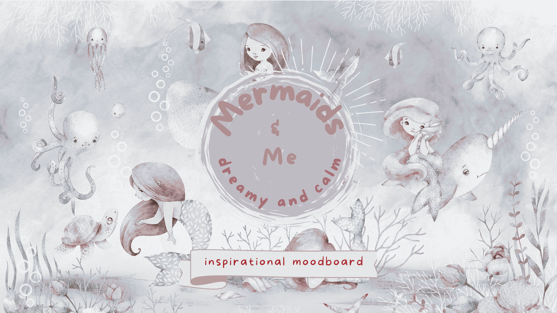 creative and funn room concept for kids - mermaids pink_cover