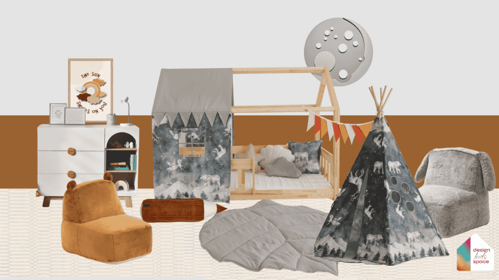 once upon a sky inspirational moodboard for kids room