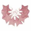 velver garland stars - pink