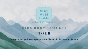 Stay Wilde Inside inspirational room for kids concept - room tour