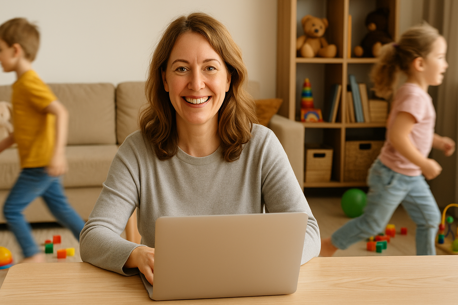 mum choosing her get-it-done kids room remedy pack to resolve mess at home