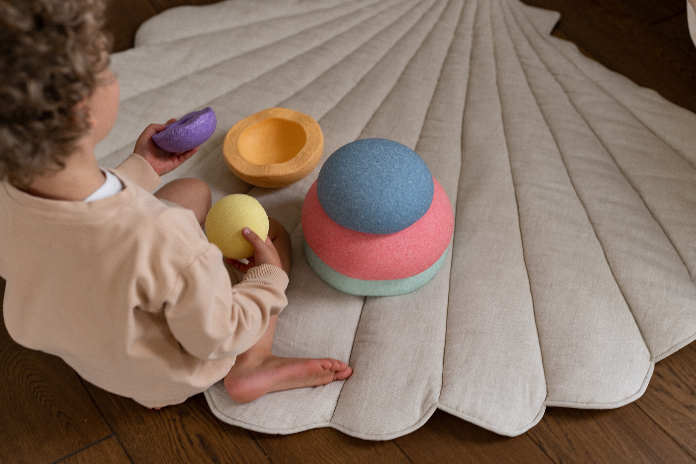 Linen Shell Mat – Beige