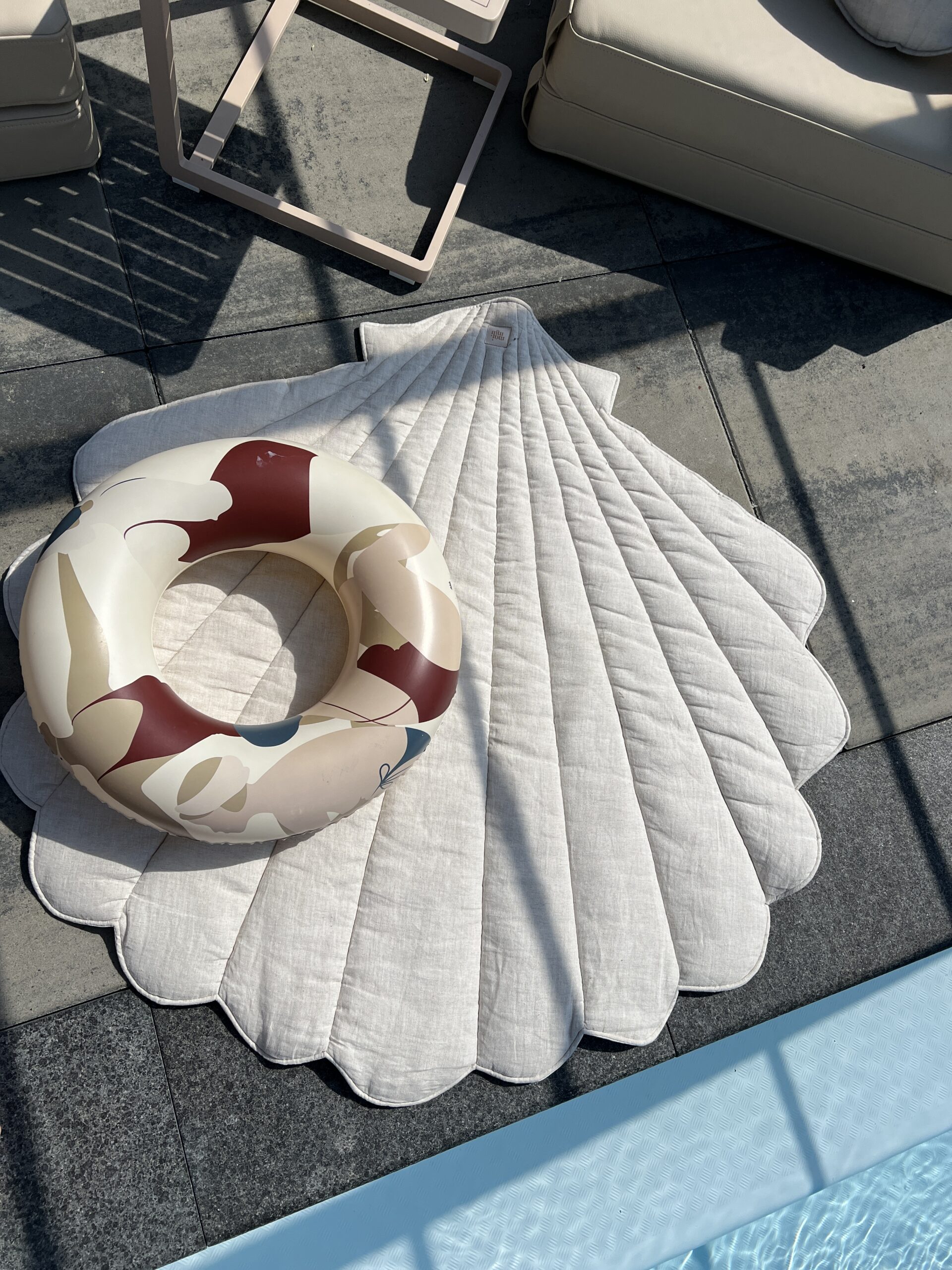 Linen Shell Mat – Beige