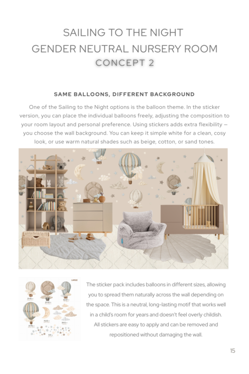 Alternative view of Gender Neutral Nursery – Get-It-Done Room Concept Pack
