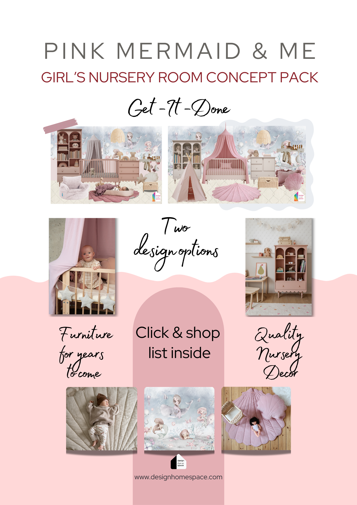 Girl’s Nursery – Get-It-Done Room Concept Pack - Image 2