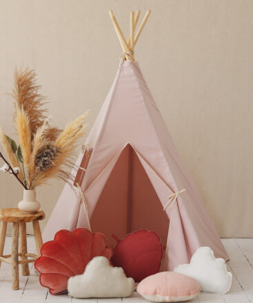pink teepee tent for kids room (