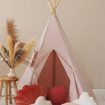 pink teepee tent for kids room (