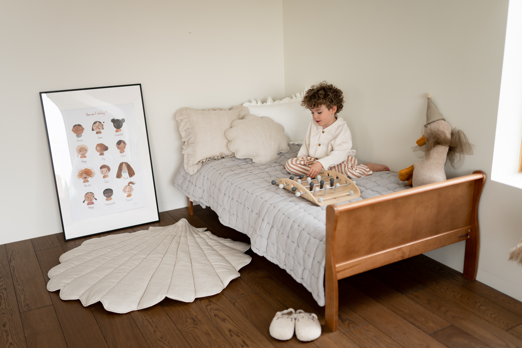 Velvet Shell Mat – Cream - Image 5